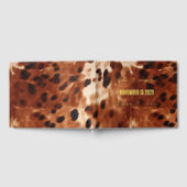 Mariage en cuir de vache noir crème marron (Complet)