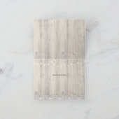 Mariage en dentelle Vintage rustique Merci (Intérieur)