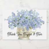 Mariage en faveur mini bouteille étiquettes (Étiquettes simples)