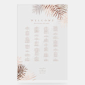 Mariage en feuille de palme luxuriante Terra Cotta (Recto)