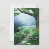 Mariage en forêt enchantée RSVP (Dos)