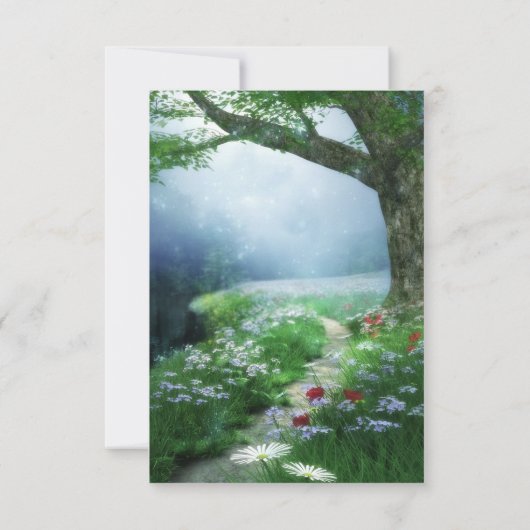 Mariage en forêt enchantée RSVP (Dos)