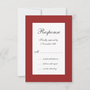 Mariage en hiver RSVP