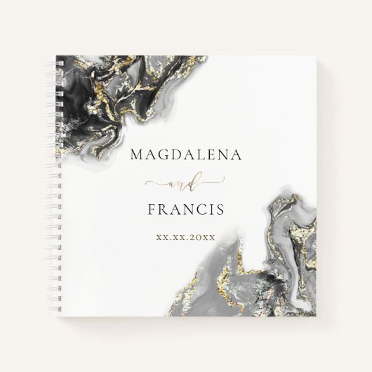 mariage en marbre noir Livre d'or (Devant)