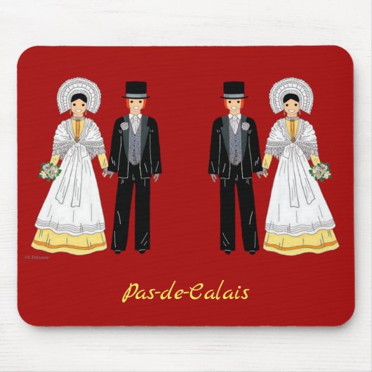 Mariage en Pas-de-Calais, Frankrijk Muismat (Voorkant)