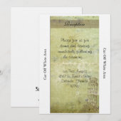 Mariage en Pise Carte Réception (Devant / Derrière)