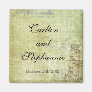 Mariage en Pise Magnet Favoriser