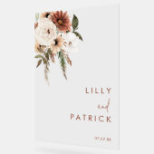 Mariage en terre cuite fleurie de Bohême (Angle)