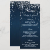 Mariage Enchanté sous le Charme des Stars - Menu (Devant / Derrière)