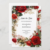 Mariage Enregistrer la carte de date (Devant / Derrière)