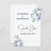 Mariage Enregistrer La Date Invitation (Devant / Derrière)