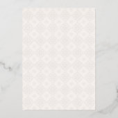 Mariage Enregistrer la date Invitation avec feuill (Verso)
