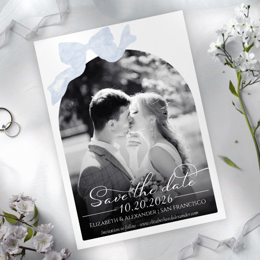 Mariage Enregistrer la date Invitation | Photo de