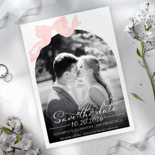 Mariage Enregistrer la date Invitation Photo de