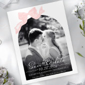 Mariage Enregistrer la date Invitation | Photo de
