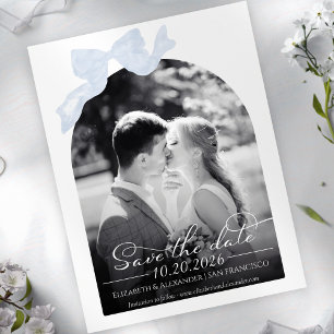 Mariage Enregistrer la date Invitation Photo de