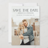 Mariage Enregistrer La Date Magnets - Enregistrer  (Recto)
