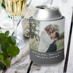 Mariage Enregistrer la date Photo Simple Minimal N<br><div class="desc">Envoyez un super plaisir Save the Date! Ce recto recto peut refroidir les caractéristiques de votre photo avec du lettrage blanc placé contre un arrière - plan gris foncé/noir. Fait un unique enregistrer la date ou utiliser comme une faveur pour une fête de fiançailles, douche nuptiale ou comme un cadeau...</div>