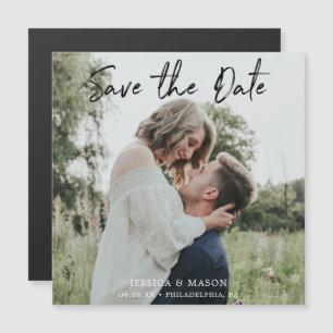 Mariage Enregistrer Les Magnets De Date - Enregist