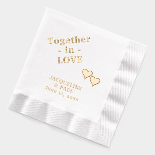 Mariage Ensemble dans les noms d'amour (Gauche)