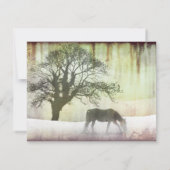 Mariage équestre RSVP (Dos)