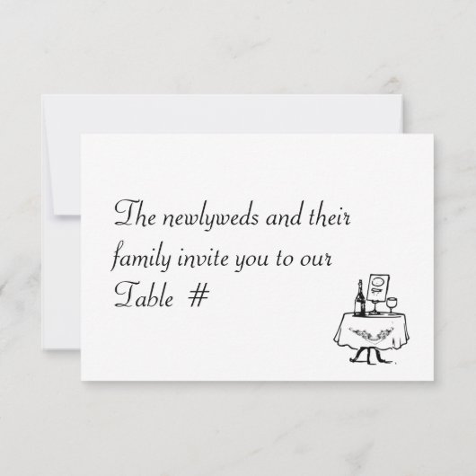 MARIAGE ESCORT CARTE MODÈLE (Dos)