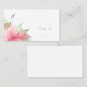 Mariage Escort Invité Cartes de Place (Devant / Derrière)