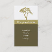 Mariage et carte de visite de thérapeute de (Dos)