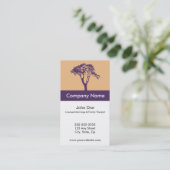 Mariage et carte de visite de thérapeute de (Debout devant)