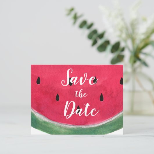 Mariage Été Enregistrer La Date Cartes Postales Wa (Debout devant)