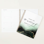 Mariage Ethereal Mist Ombre Emerald (Devant avec enveloppe)