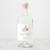 Mariage Étiquette chic Bohemian (Devant)