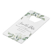 Mariage Eucalyptus Enregistrer La Date (Devant Angle)