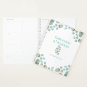 Mariage Eucalyptus moderne | Turquoise rustique (Devant avec enveloppe)