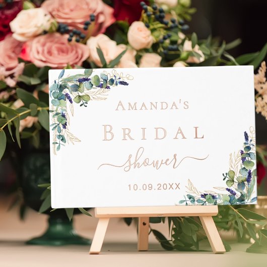 Mariage eucalyptus verdure or rose gold