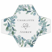 Mariage eucalyptus vert nom de couronne (Plat)