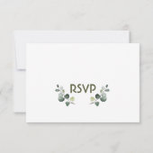 Mariage extérieur Feuille de verdure Réponse du j (Dos)