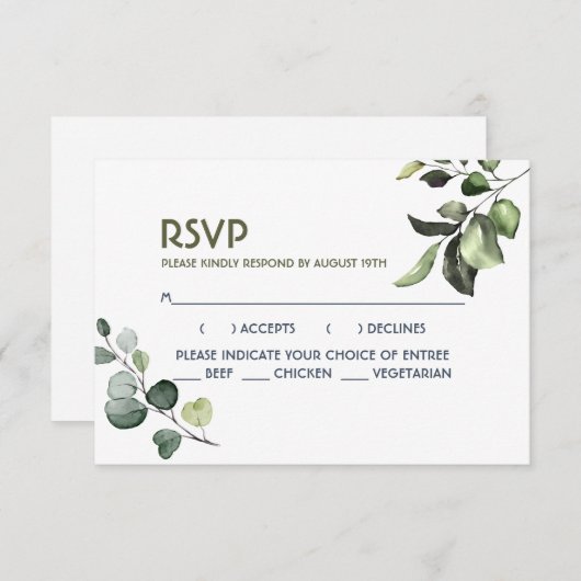 Mariage extérieur Feuille de verdure Réponse du j (Devant / Derrière)