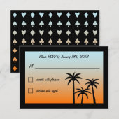 Mariage Fabuleux à Las Vegas RSVP (Devant / Derrière)