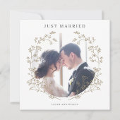 Mariage Faire-part Marié Carte photo (Devant)