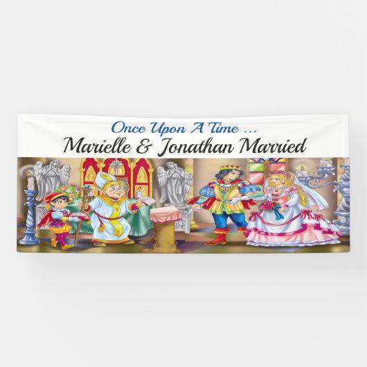 Mariage Fairytale / Bannière Anniversaire (Horizontal)