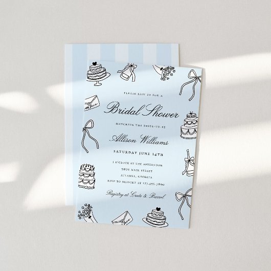 Mariage Fantaisiste à la Main Mignon Invitation de
