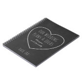 Mariage Faux Chalkboard Plans et idées Carnet (Côté gauche)