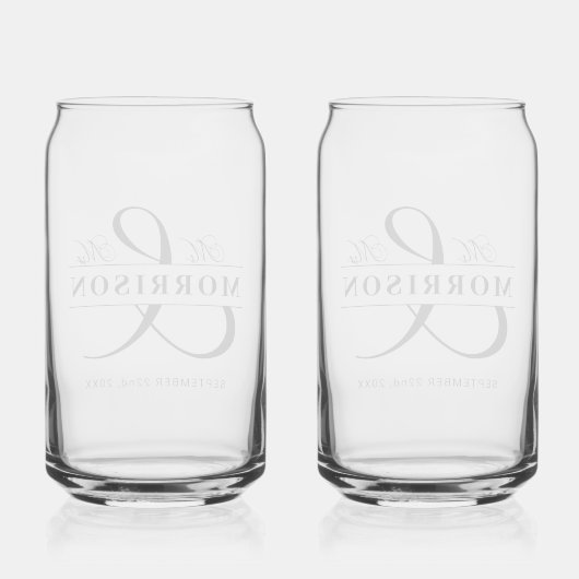 Mariage Faveur M. Mme Black White (Verso)