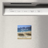Mariage Favor Destination Plage Mariage Magnet (In Situ (Lave-vaisselle))