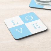 Mariage Favor Love Dessous de verre Set (Côté gauche)
