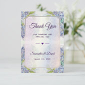 Mariage Favor Merci Luxury Pastel Floral (Debout devant)