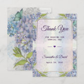 Mariage Favor Merci Luxury Pastel Floral (Devant / Derrière)