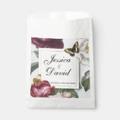 Mariage Favor Sacs Bloom Floral Flower Papillon (Devant)