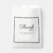 Mariage Favor Sacs dans un style moderne minimalis (Devant)